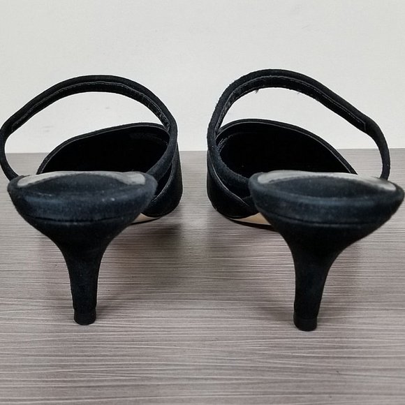 Leith Nikki Convertible Pump, Black Suede, Womens Size 8 M - Picture 5 of 11